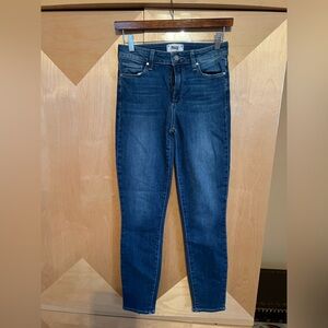 PAIGE Women's Dark Blue Skinny Jeans
